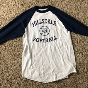 Half Sleeve Baseball Tee